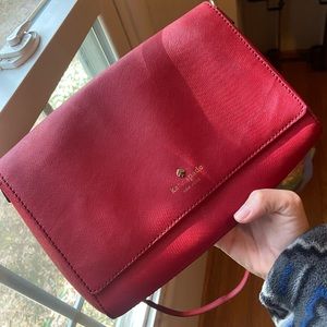 Kate spade Charlotte street Alek leather crossbody red